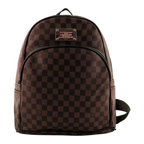 louis vuitton bag pack|Louis Vuitton checkered backpack.